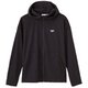 フルジップフーディ WMNS FULL ZIP HOODIE SAW91972 (K)ブラック Lサイズ [フィットネス シャツ レディース]