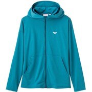 W FULL ZIP HOODIE SAW91972 (LK)レイク Lサイズ [フィットネス シャツ レディース]