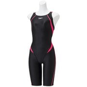 【FINA承認】フレックスシグマ2 セミオープンバックニースキン FLEXΣII Semi Openback Kneeskin SCW11910F (PR)サイコレッド XOサイズ [競泳水着 レディース]