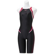 FLEXΣ フレックスシグマ ジュニアオープンバックニースキン FLEX ΣⅡ Junior Openback Kneeskin SCG11909F (RE)レッド 120サイズ [競泳水着 ガールズ]