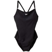 スピードベーシックスーツ Speedo Basic Suit SFW01990 (K)ブラック Mサイズ [フィットネス ワンピース水着 レディース]
