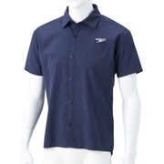 ショートスリーブスタンダードシャツ S/S Standard Shirts SA51908 ネイビーブルー(NB) Lサイズ [フィットネス 半袖シャツ メンズ]