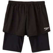 2IN1 ACROSS MIDDLE SFW81971 (K)ブラック [フィットネス シャツ レディース]