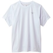 ショートスリーブアルファドライTシャツ S/S ALPHADRY Tee SA31960 (W)ホワイト Lサイズ [フィットネス 半袖シャツ メンズ]