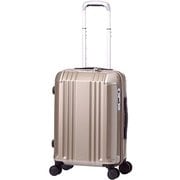 スーツケース デカかるEdge ストッパー機能 宿泊目安日数：3～4泊 33L TSAロック搭載 機内持ち込み可能 ALI-008-18 シャンパンゴールド