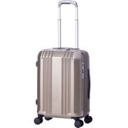 スーツケース デカかるEdge 拡張タイプ ストッパー機能 旅行日数目安：3～4泊 34L/拡張時40L TSAロック搭載 機内持ち込み可 ALI-008-18W シャンパンゴールド