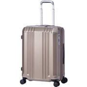 スーツケース デカかるEdge 拡張タイプ ストッパー機能 旅行日数目安：4～7泊 52L/拡張時60L TSAロック搭載 ALI-008-22W シャンパンゴールド