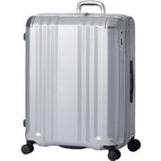 スーツケース デカかるEdge 拡張タイプ ストッパー機能 旅行日数目安:1週間以上 102L/拡張時120L TSAロック搭載 ALI-008-102 シルバー
