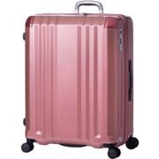 スーツケース デカかるEdge 拡張タイプ ストッパー機能 旅行日数目安:1週間以上 102L/拡張時120L TSAロック搭載 ALI-008-102 ピンクゴールド