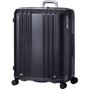 スーツケース デカかるEdge 拡張タイプ ストッパー機能 旅行日数目安:1週間以上 102L/拡張時120L TSAロック搭載 ALI-008-102 ウェーブブラック