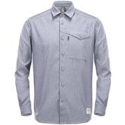 ビョーン ロングスリーブ シャツ BJORN LS SHIRT MEN 604019 TARN BLUE Lサイズ [アウトドア シャツ メンズ]