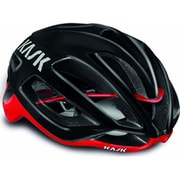 自転車ヘルメット PROTONE ヘルメット ブラック/レッド L