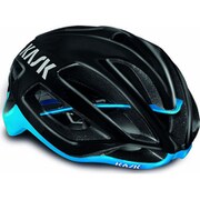 自転車ヘルメット PROTONE ヘルメット ブラック/ライトブルー L