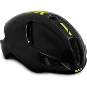 自転車ヘルメット UTOPIA ブラック/イエローフルオ ヘルメット L