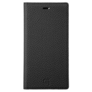 iPhone 11 Pro BLK Shrunken-calf Leather Book Case