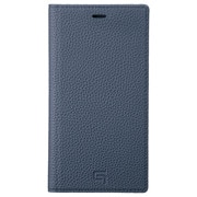 iPhone 11 NVY Shrunken-calf Leather Book Case