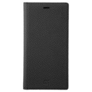 iPhone 11 Pro Max BLK Shrunken-calf Leather Book Case