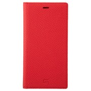 iPhone 11 Pro Max RED Shrunken-calf Leather Book Case