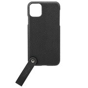 iPhone 11 Pro Max BLK TAIL PU Leather Shell Case