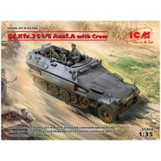 35104 ドイツ Sd.Kfz.251/6 Ausf.A 装甲指揮車 w/クルー [1/35スケール プラモデル 2024年10月再生産]