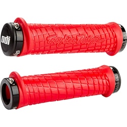 TROY LEE ロックオン グリップ red/black D30TLR-B