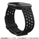 FB171SBBKL [Fitbit Versaシリーズ専用 スポーツバンド Black Lサイズ]