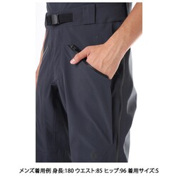 OUTLET】メンズ リーコンストレッチビブ (ブラック S)(S