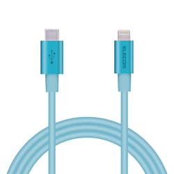 USB Type-C to Lightningケーブル 耐久仕様 MFI認証 PD（パワーデリバリー）対応 1.0m ブルー MPA-CLPS10BU
