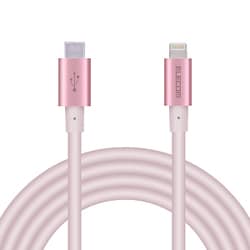 USB Type-C to Lightningケーブル 耐久仕様 MFI認証 PD（パワーデリバリー）対応 2.0m ピンク MPA-CLPS20PN