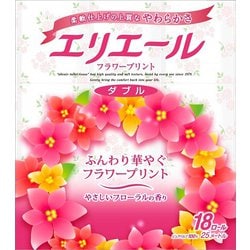 エリエール トイレットティシュー フラワープリント18ロール ダブル [トイレットペーパー]