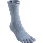 インジンジ ライナー クルー 60270 グレー Lサイズ(27.5-29cm) [アウトドア インナーソックス メンズ]