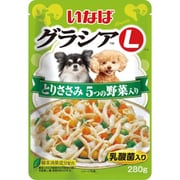 いなば グラシアL とりささみ 5つの野菜入り [犬用 ウェットフード 280g 緑茶消臭成分配合 一般食]