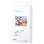 フォトプリンター用 フォトペーパー Lifeprint Photo Paper 3x4.5 Sticky Back 40 Pack(White Box)