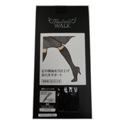 ツバサウォーク 着圧ハイソックス クロ M