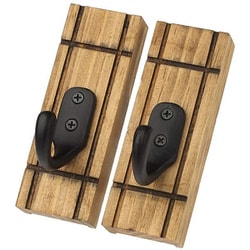 Coat Hook2個入り ブラウン