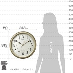 ヨドバシ.com - リズム時計 4MYA36-065 [シチズン電波掛時計] 通販