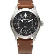 AVIATION BK SS カーフ 腕時計 並行輸入品 JM-A111-001