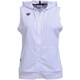 19FW 798203 M/WT [FILA フード付きフルジップベスト レディース Mサイズ WT]