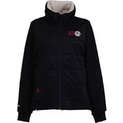 19FW 798220 L/BK [FILAボンディングブルゾン レディース Lサイズ BK]