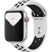 Apple Watch Nike Series 5(GPS + Cellularモデル)- 44mm シルバーアルミニウムケースとピュアプラチナム/ブラックNikeスポーツバンド MX3E2J/A