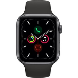 spurv Subjektiv højt ヨドバシ.com - アップル Apple Apple Watch Series 5（GPS + Cellularモデル）- 44mm  スペースグレイアルミニウムケースとブラックスポーツバンド S/M & M/L [MWWE2J/A] 通販【全品無料配達】