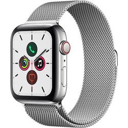 アップル Apple Watch5 44mm ブラックステンレス ブラックミラネ