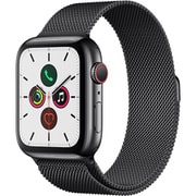 Apple Watch Series 5(GPS + Cellularモデル)- 44mm スペースブラックステンレススチールケースとスペースブラックミラネーゼループ MWWL2J/A