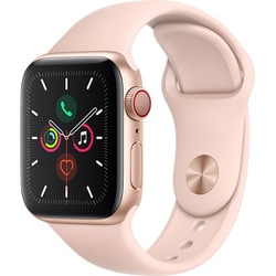 アップル Apple Apple Watch Series 5（GPS + Cellularモデル）- 40mm  ゴールドアルミニウムケースとピンクサンドスポーツバンド [MWX22J/A] 通販【全品無料配達】 - ヨドバシ.com