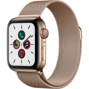 Apple Watch Series 5(GPS + Cellularモデル)- 40mm ゴールドステンレススチールケースとゴールドミラネーゼループ MWX72J/A