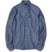ボタンダウンカラーインディゴシャツ B.D. Collar Indigo Shirt GL59107P インディゴ(ID) XLサイズ [アウトドア シャツ メンズ]