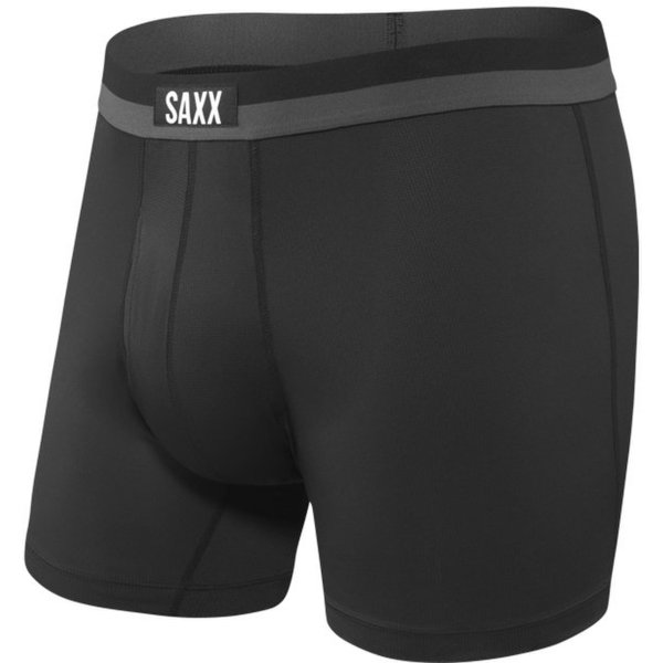 SAXX サックスSXBB12F [SPORT MESH BOXER BRIEF FLY BLK Mサイズ]Ω