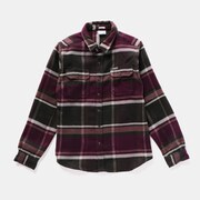 デシュートリバーヘビーウェイトフランネル AE0036 （522）Black Cherry Oversized Check XLサイズ [アウトドア シャツ メンズ]