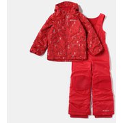 フロスティスロープ セット SY1092 616 Mountain Red Splatter XSサイズ [スキーウェア 上下セット ジュニア]