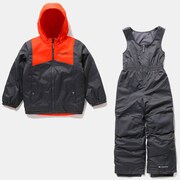 ダブルフレーク セット SY1093 028 Grill State Orange XSサイズ [スキーウェア 上下セット キッズ]